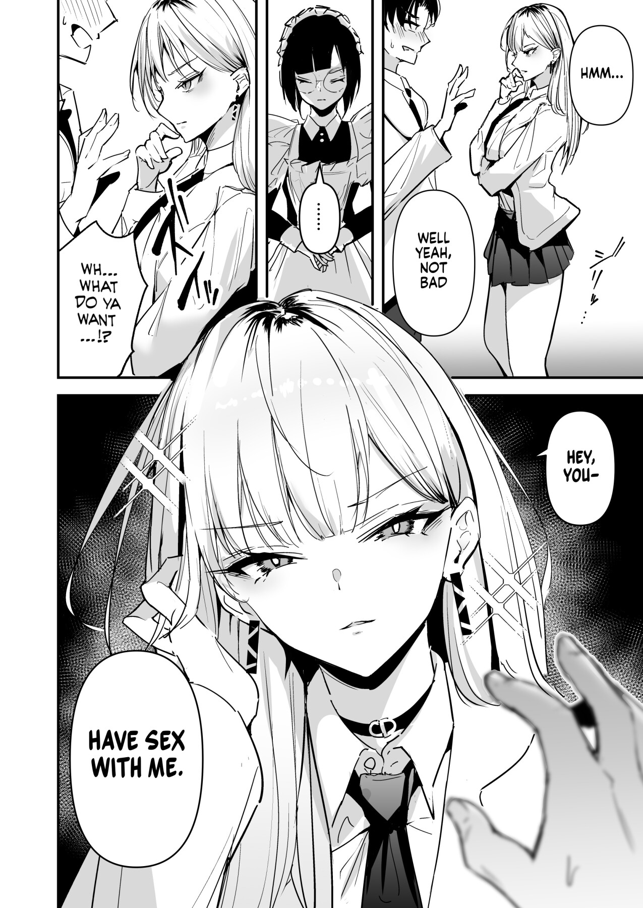 Hentai Manga Comic-The Story of How I'm Treated Like a Living Dildo by a Big-Titted Rich Gyaru Who Has No Interest in Being Lovey-Dovey-Read-7